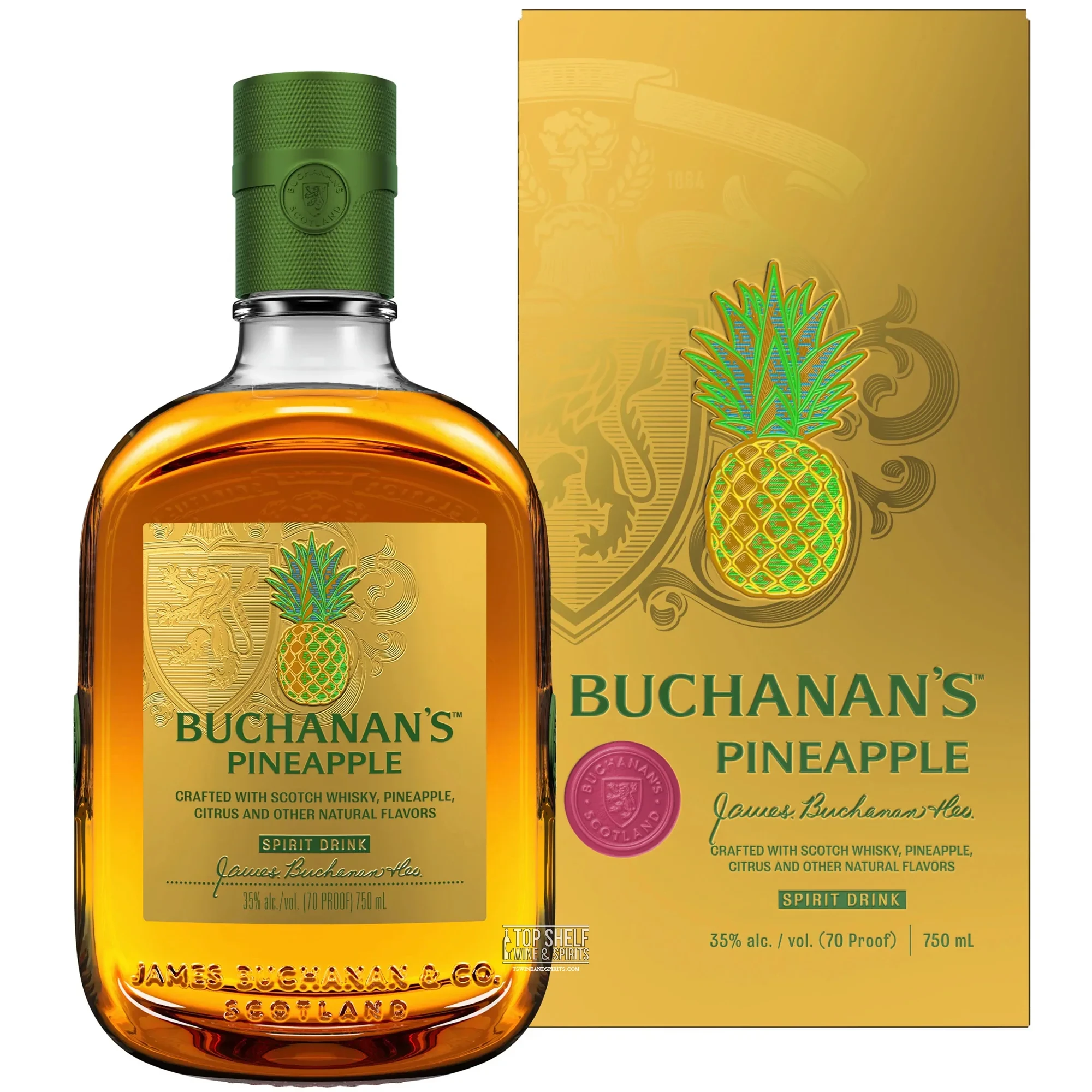 BUCHANAN'S PINEAPPLE SCOTCH WHISKY 750ML