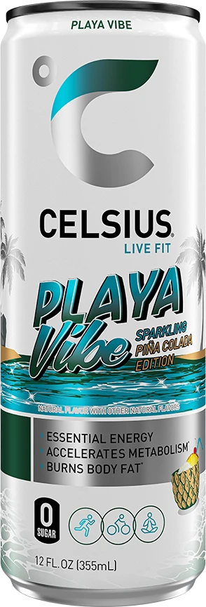 CELSIUS SPARKLING PLAYA VIBE 12OZ