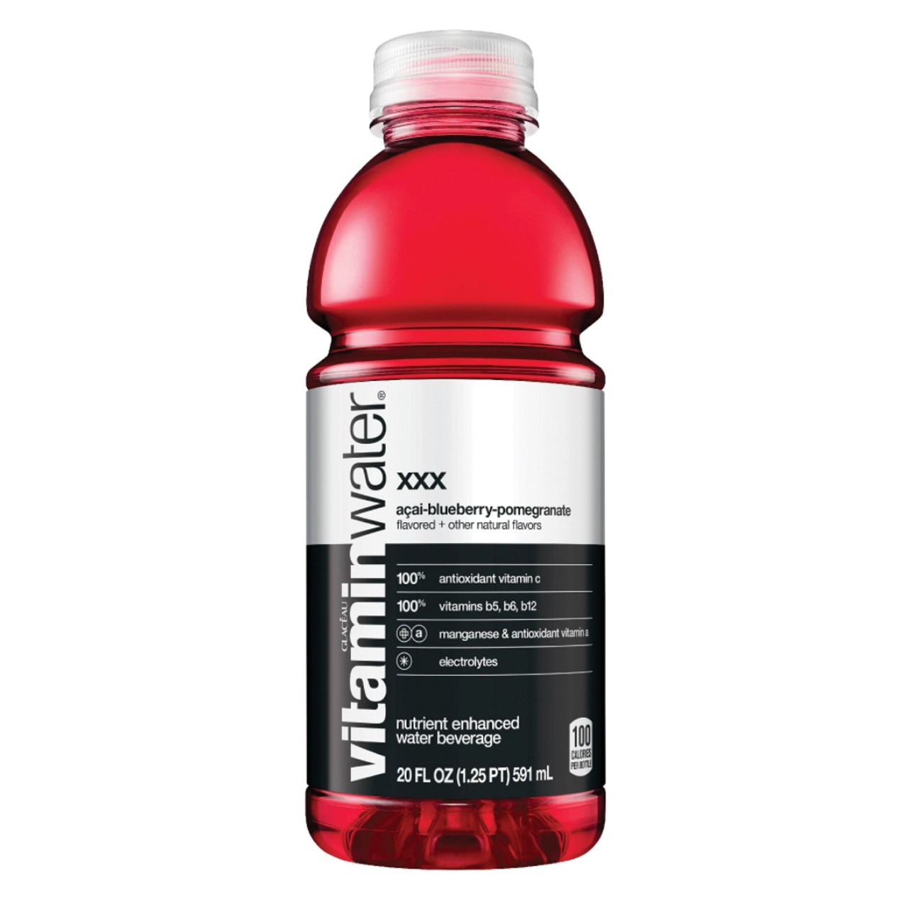 VITAMIN WATER XXX ACAI BLUEBERRY POMEGRANATE 20OZ