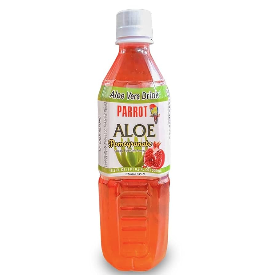 PARROT ALOE VERA DRINK POMEGRANATE 16.9OZ