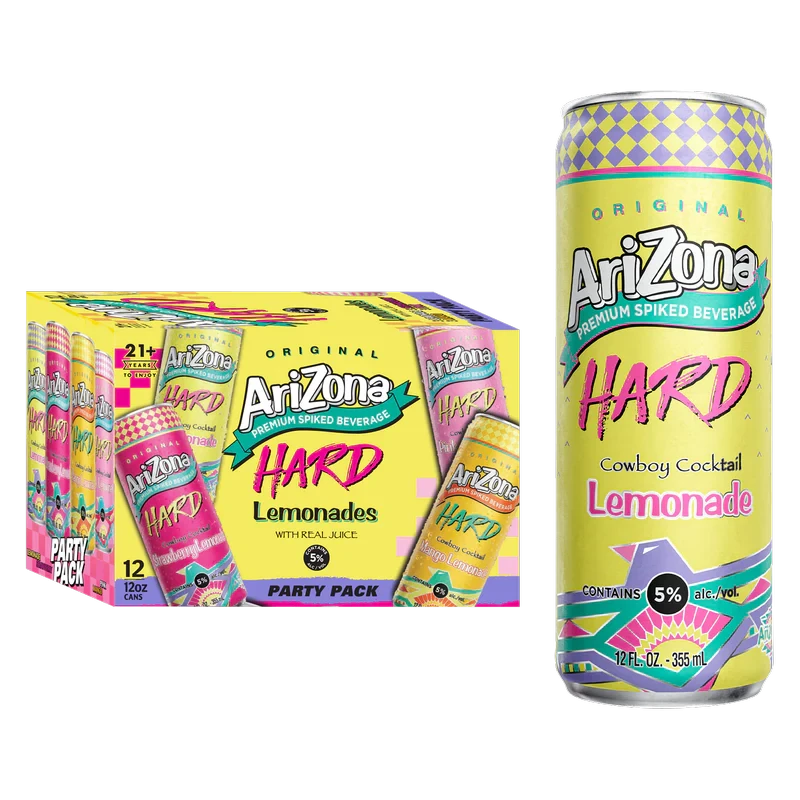 ARIZONA HARD LEMONADES PARTY PACK 12PK
