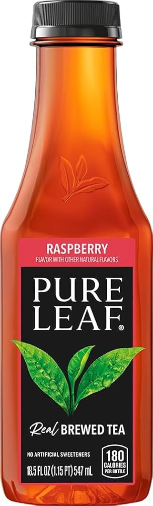 PURE LEAF RASPBERRY TEA REAL BREWED 18.5OZ