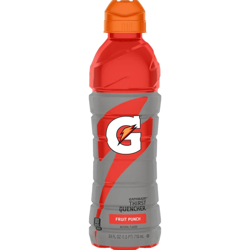 GATORADE THIRST QUENCHER FRUIT PUNCH SPORTS CAP 24OZ