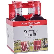 Sutter Home Red Moscato 4pk
