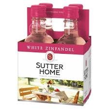 Sutter Home White Zinfandel Wine - 4pk