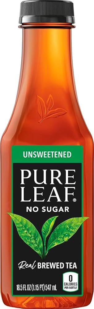 PURE LEAF UNSWEETENED TEA REAL BREWED 18.5OZ