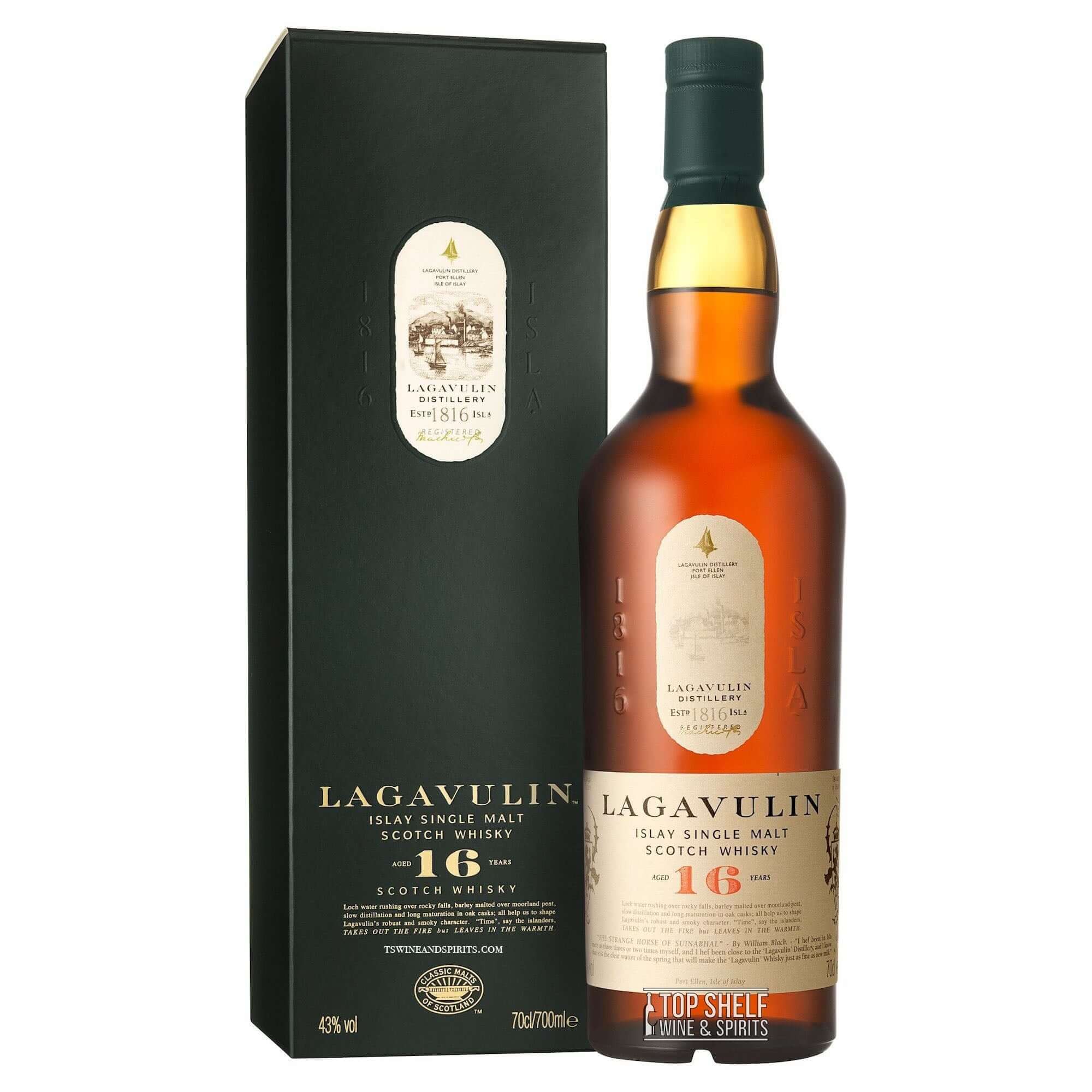 LAGAVULIN SCOTCH SINGLE MALT 16 YEAR 750ML