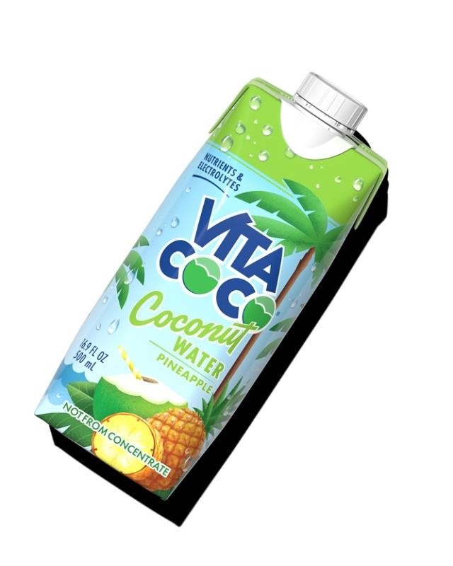 VITA COCO PINEAPPLE COCONUT WATER 16.9OZ