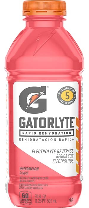 GATORLYTE ELECTROLYTE BEVERAGE WATERMELON 20OZ